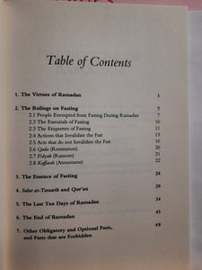 A Guide to Ramadan and Fasting - by Dr. Musharaf Hussain